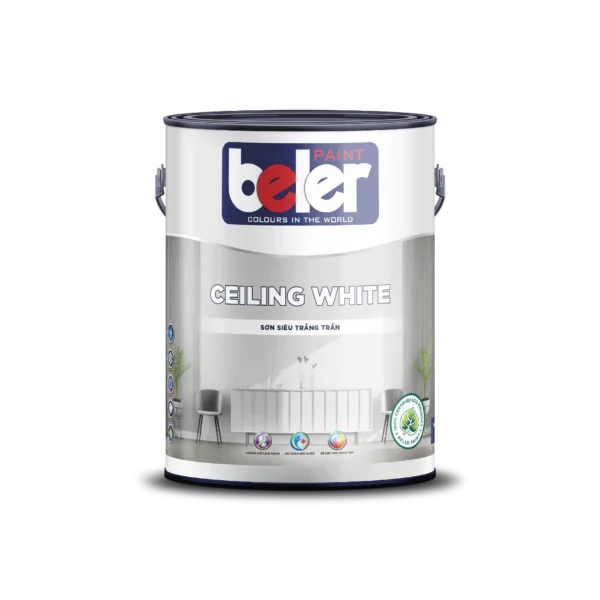 BELER CELLING WHITE - SƠN SIÊU TRẮNG TRẦN