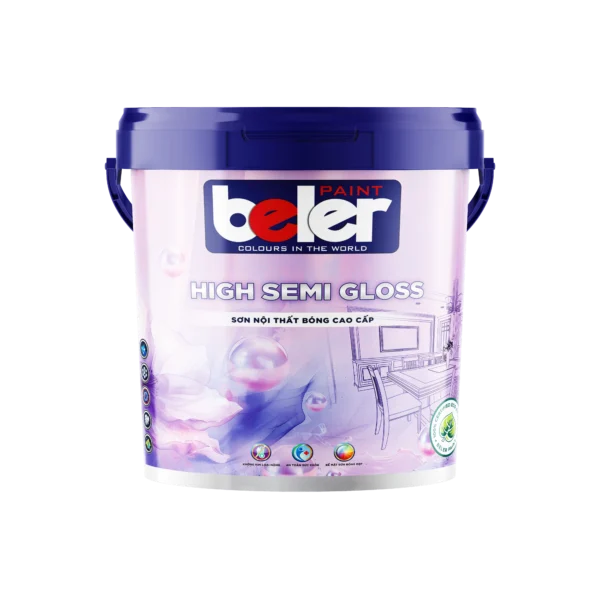 BELER HIGH SEMI GLOSS - SƠN NỘI THẤT BÓNG CAO CẤP