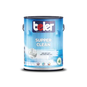 SUPPER CLEAN - SƠN NỘI THẤT LAU CHÙI HIỆU QUẢ