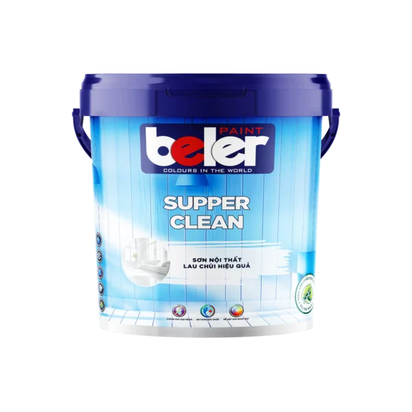 SUPPER CLEAN - SƠN NỘI THẤT LAU CHÙI HIỆU QUẢ