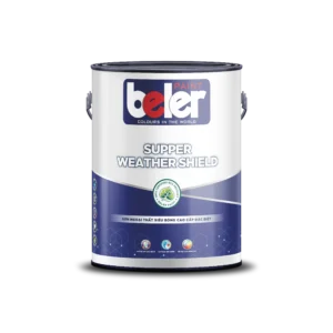 SUPPER WEATHER SHIELD - SƠN NGOẠI THẤT SIÊU BÓNG CAO CẤP ĐẶC BIỆT