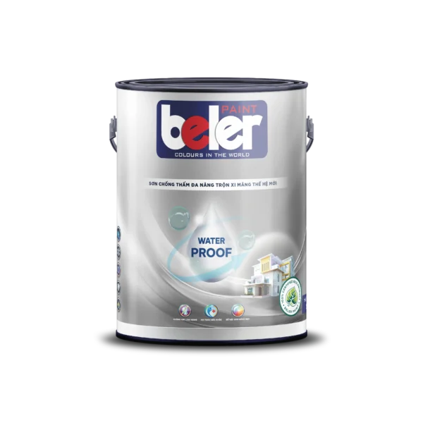WATER PROOF - SƠN CHỐNG THẤM ĐA NĂNG TRỘN XI MĂNG THẾ HỆ MỚI