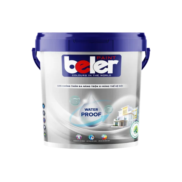 WATER PROOF - SƠN CHỐNG THẤM ĐA NĂNG TRỘN XI MĂNG THẾ HỆ MỚI